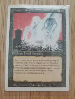 MTG Magic: The Gathering - Revised Edition - Animate Dead - Image 1