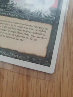 MTG Magic: The Gathering - Revised Edition - Animate Dead - Image 5