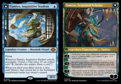 MTG Tamiyo, Inquisitive Student // Tamiyo, Seasoned Scholar, Light Play, English - Image 1