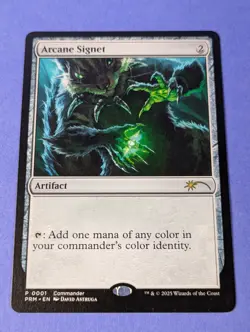 MTG Magic: MagicFest 2025: Arcane Signet #0001 Promo - NM - Image 1
