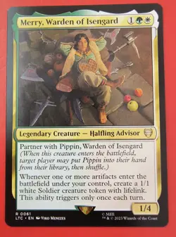 MTG, MAGIC: FARMER COTTON, LTC, COMMANDER UNPLAYED, RARE #0055 - Image 1