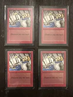 MTG BETA* Stone Rain NM/LP X4 - Image 1