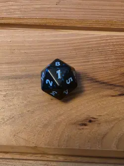 Magic the Gathering D20 Spindown Dice Lorwyn Eclipsed From Pre-release - Image 1