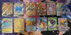 Pokemon English Mixed Lot Of 12 Full Art Pokemon Cards - Image 1