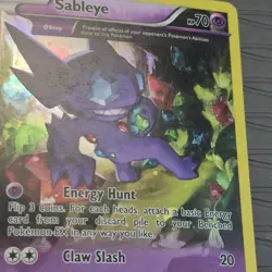 Pokemon Sableye XY92 Holo Cosmos BLACK STAR PROMO Ancient Trait Pokemon Card - Image 3
