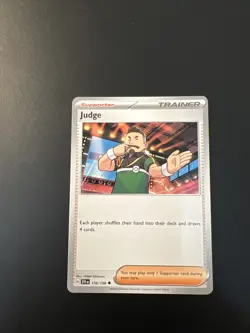 Pokemon TCG Judge 176/198 - Uncommon - Scarlet & Violet Base Set NM/M - Image 1