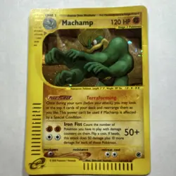 Pokemon Machamp 016/165 Expedition Base Set 120 HP Holo Rare Holo TCG Card - Image 1