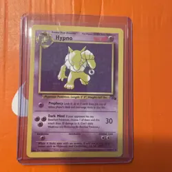 Pokemon TCG Hypno Card 23/62 Fossil Unlimited Rare Non-Holo WOTC vintage - Image 1