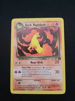 Dark Rapidash 44/82 | Uncommon | Unlimited | Pokemon WOTC Team Rocket Card | MP - Image 1