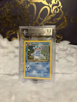 BGS 9.5 Gem Mint Neo Genesis 1st Edition 2/111 Azumarill ***DOUBLE HOLO ERROR*** - Image 1