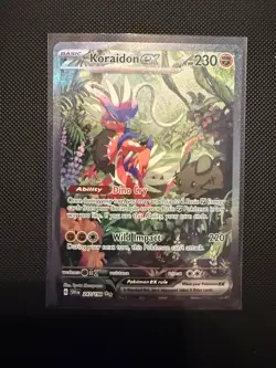 Pokemon TCG Koraidon EX 247/198 Special Illustration Rare Holo 230 HP - Image 1
