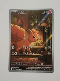 Vulpix 138/132 Illustration Rare Pokemon Mega Evolution NM - Image 1