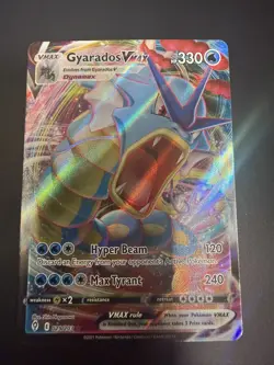 Pokemon TCG Gyarados VMAX 029/203 Full Art Holo Ultra Rare Dynamax - Image 1