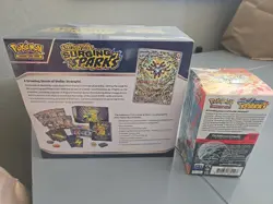 Pokemon TCG Surging Sparks Booster Box (18 Pack) and Elite Trainer Box Bundle - Image 4
