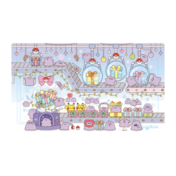 Squishy Ditto's Day Pokemon Game Playmat and Deck Case Set Korean Exclusive Item - Image 2