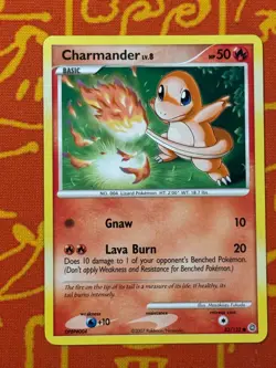POKEMON TCG CHARMANDER 82/132 COMMON LIGHT PLAY SECRET WONDERS - Image 1