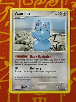 POKEMON TCG AZURILL 69/130 NON HOLO COMMON LIGHT PLAY DIAMOND & PEARL BASE - Image 1
