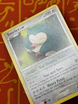 POKEMON TCG SNORLAX 81/111 NON HOLO COMMON LIGHT PLAY RISING RIVALS - Image 3