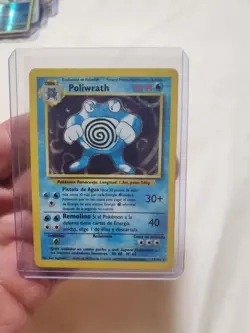 1999 Pokemon Base Set Poliwrath 13/102 Holo Rare Unlimited WOTC Vintage - Image 1