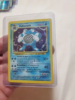 1999 Pokemon Base Set Poliwrath 13/102 Holo Rare Unlimited WOTC Vintage - Image 2