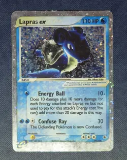 Lapras ex Ultra Rare Holo 99/109 EX Ruby & Sapphire Pokemon TCG - Image 1