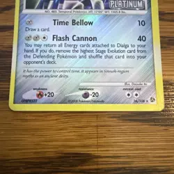 Pokemon TCG Dialga LV.68 16/106 Reverse Holo Flashfire Platinum - Image 2
