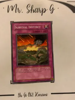 SURVIVAL INSTINCT - 1st EDITION SD09-EN029 ENGLISH Yu-Gi-Oh! CARD COMMON KONAMI - Image 3