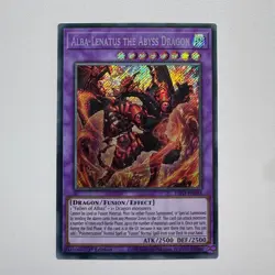 Alba-Lenatus the Abyss Dragon - DIFO-EN035 | 1st Edition Secret Rare NM YuGiOh! - Image 1