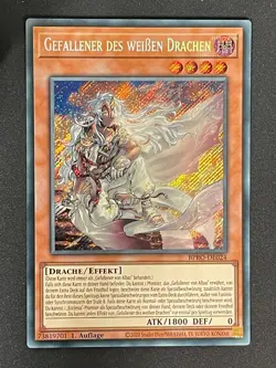 Gefallener des weißen Drachen BPRO-DE024 Secret Rare Deutsch NM YUGIOH - Image 1