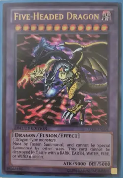 YuGiOh Five-Headed Dragon Ultra Rare LC03-EN004 - Image 1