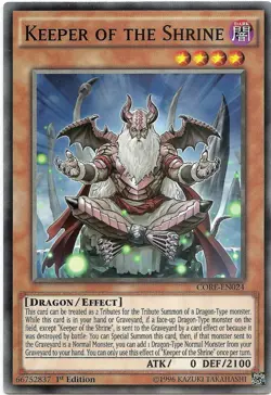 Keeper Of The Shrine - CORE-EN024 - Common - 1st Edition - Yugioh - Image 1