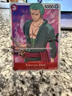 Roronoa Zoro OP01-025 - One Piece TCG - SR Near-Mint Super Rare Foil English - Image 1