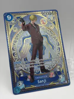 One Piece Sanji OP06-119 SP OP11 Parallel A Fist of Divine Speed NM ENGLISH - Image 2