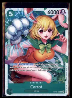 One Piece Carrot OP08-023 The Best- Vol. 2 Super Rare Non Holo - Image 1