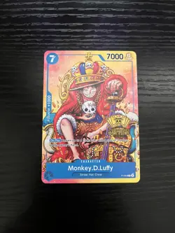 One Piece TCG - Promo - Luffy P-043 - V.3 2nd Anniversary Stamped- English - Image 1