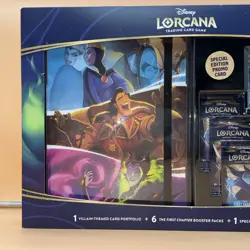 Disney Lorcana First Chapter Collector Set Bundle - 6 packs, portfolio, & promo - Image 3