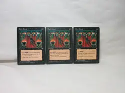 DARK RITUAL X3 MAGIC THE GATHERING ICE AGE 1995 MTG Trading Card #622 - Image 2