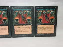 DARK RITUAL X3 MAGIC THE GATHERING ICE AGE 1995 MTG Trading Card #622 - Image 5