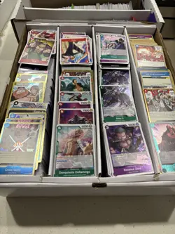 One Piece Card Game 1,000+ Card Mixed Bulk Lot - Image 1