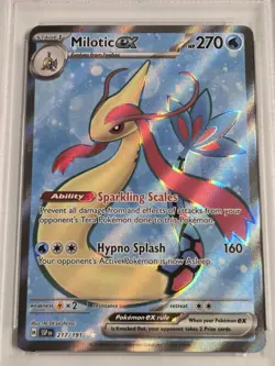 PSA 9 Milotic EX 217/191 Surging Sparks Ultra Rare Full Art Pokemon Card Mint - Image 2