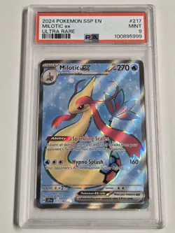 PSA 9 Milotic EX 217/191 Surging Sparks Ultra Rare Full Art Pokemon Card Mint - Image 5