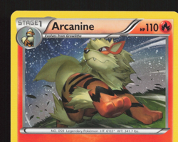 Pokemon TCG Card - Arcanine - Breakpoint - 11/122 - LP - Image 3