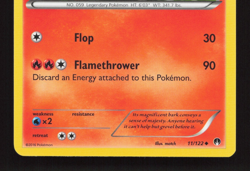 Pokemon TCG Card - Arcanine - Breakpoint - 11/122 - LP - Image 4