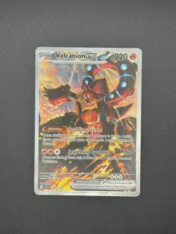 Pokemon TCG Volcanion EX Special Illustration Rare Card 182/159 Journey Together - Image 2