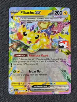 Pikachu Ex - Pokemon Prize Pack Series Cards SSP 057/191 - Image 1