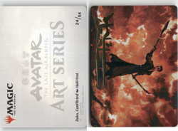 Zuko, Conflicted Art Card (Gold-Stamped Signature) Art Series Avatar Magic MTG - Image 1