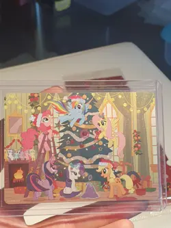 My Little Pony MANE 6 Christmas Promo Card YH-PR-027 Kayou Card Plus Ticket. - Image 2