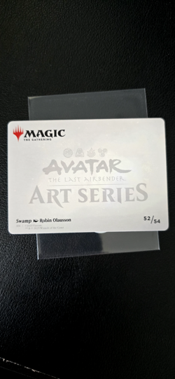 MTG: Avatar the Last Airbender Art Series - 52/54 - Swamp (Stamped) - Image 2