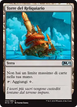 MTG RELIQUARY TOWER EXC - TORRE DEL RELIQUIARIO - M19 - MAGIC - Image 1