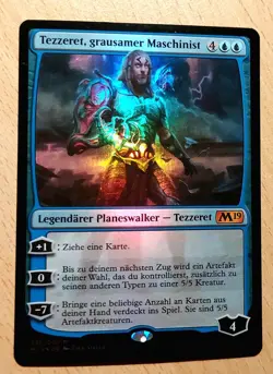 Mtg Magic # FOIL # Tezzeret, grausamer Maschinist, Cruel Machinist, Planeswalker - Image 1